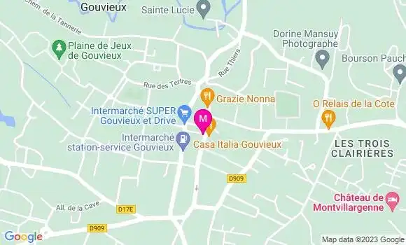 Localisation Restaurant Bar Café de la Mairie