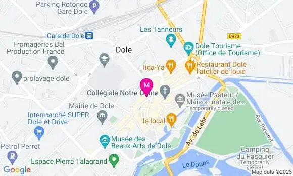 Localisation Restaurant Bar Le Central