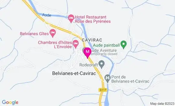 Localisation Auberge du Chalet
