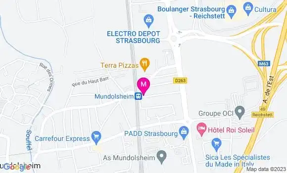 Localisation Restaurant  Au Raisin