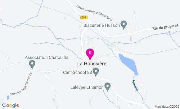 Localisation Auberge du Houx