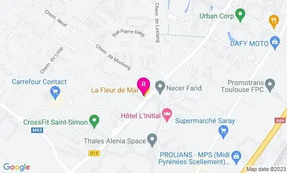Localisation Restaurant Chinois La Fleur de Mai