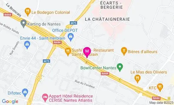 Localisation Restaurant  Le Mas des Oliviers