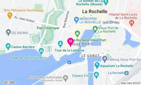 Localisation Restaurant Italien La Bella Donna en Ville