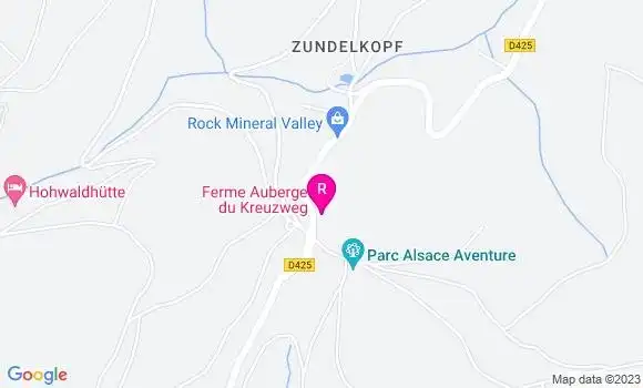 Localisation Ferme Auberge du Kreuzweg