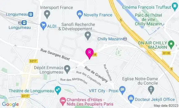 Localisation Restaurant  Chez Rosa