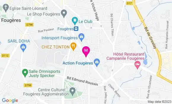 Localisation Restaurant  Les Potins