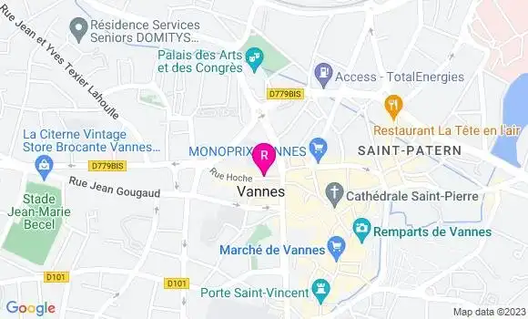 Localisation Café de la Mairie