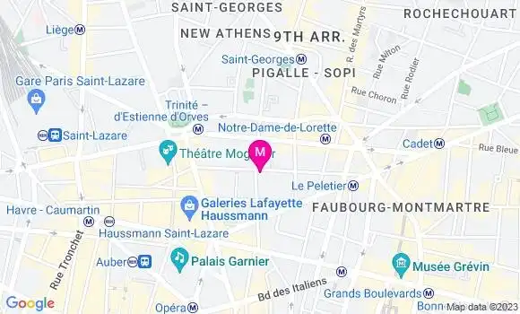 Localisation Restaurant  Le Chantereine