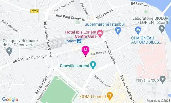 Localisation Restaurant Marocain Le Marrakech