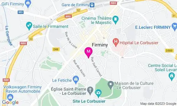 Localisation Brasserie Le Flaubert
