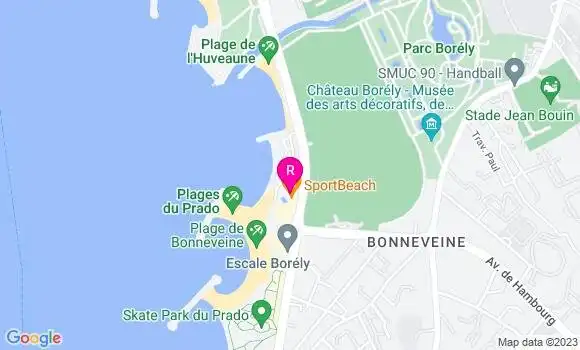 Localisation Restaurant  Sportbeach