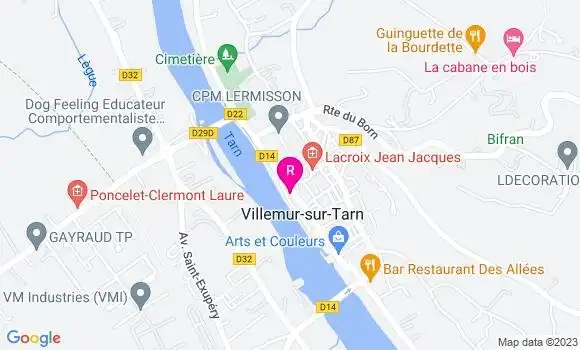 Localisation Café Saint Jean
