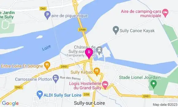 Localisation Restaurant des Arts
