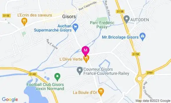 Localisation Restaurant  Café de la Porte de Paris