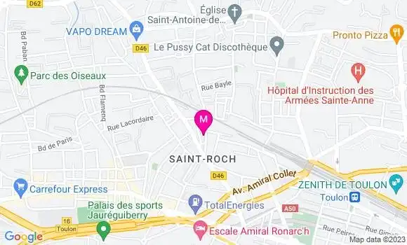 Localisation Restaurant  Le Chalet Saint Roch