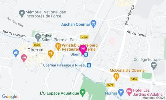 Localisation Restaurant  La Fourchette des Ducs