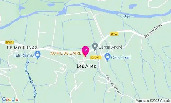 Localisation Restaurant  Au Fil de l