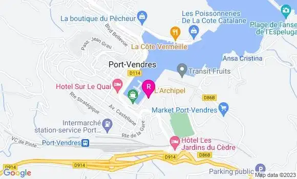Localisation Restaurant  L