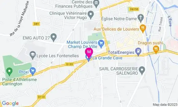 Localisation Restaurant  La Terrasse
