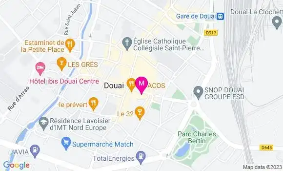 Localisation Arthur Bar Restaurant