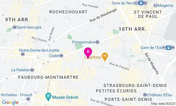 Localisation Café de la Roseraie