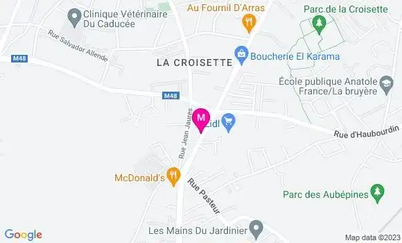 Localisation Pizzeria Le Visconti