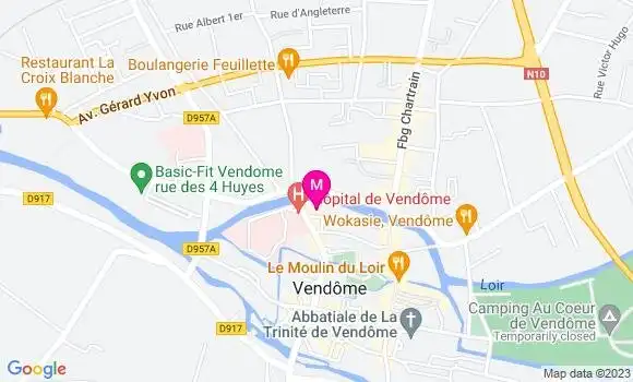 Localisation Auberge de la Madeleine
