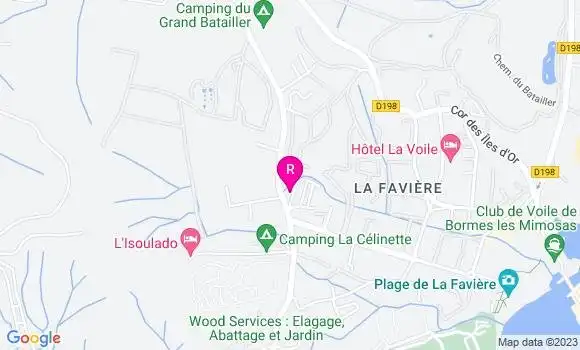 Localisation Restaurant  Club Frédérick