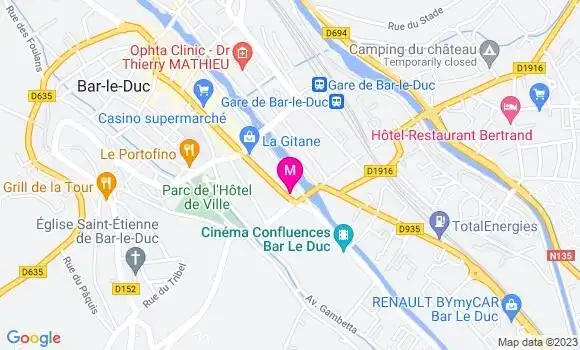 Localisation Bistrot Le Bistro Saint Jean