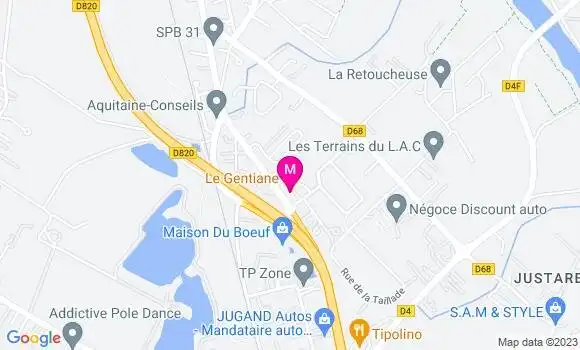 Localisation Restaurant  Le Gentiane
