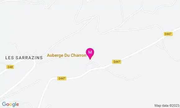 Localisation Auberge du Charron