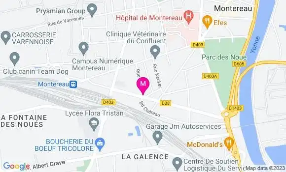 Localisation Restaurant  Le Relais Saint Bernard