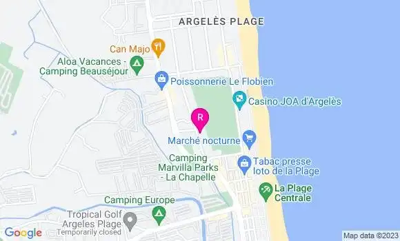 Localisation Restaurant Bar Carnaval Café