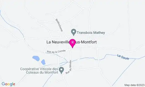 Localisation Auberge la Cure