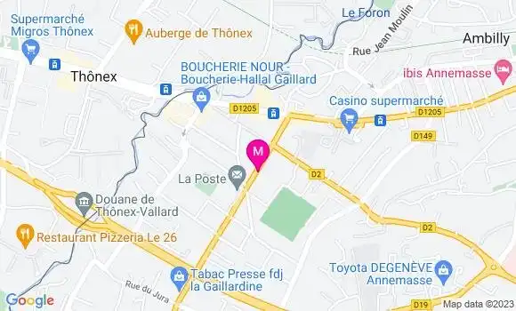 Localisation Restaurant  La Rameeka