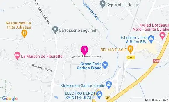 Localisation Sandwicherie Marie Blachère