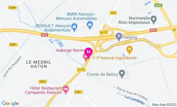 Localisation Auberge Normande