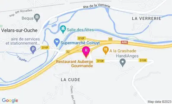Localisation Auberge Gourmande