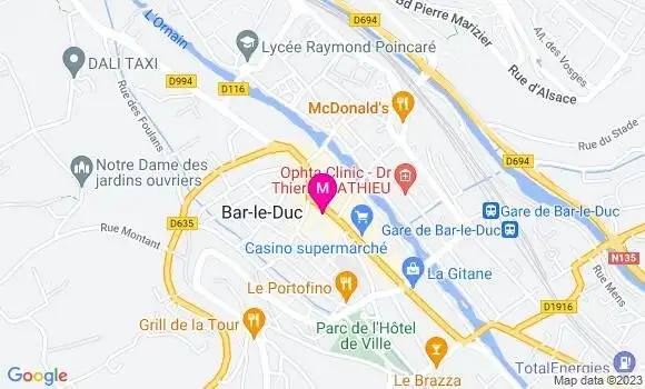 Localisation Brasserie Le Comptoir de Maitre Kanter