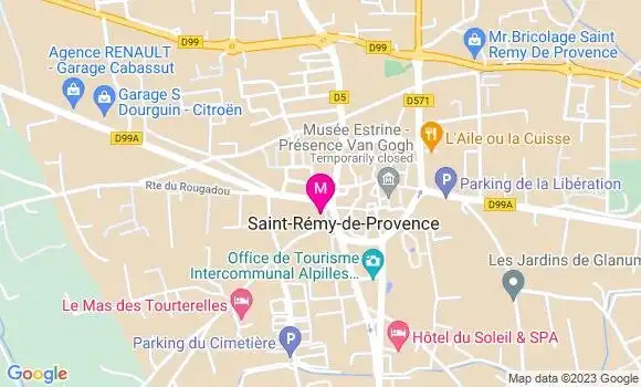 Localisation Brasserie du Commerce