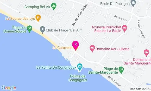 Localisation Restaurant Bar La Caravelle