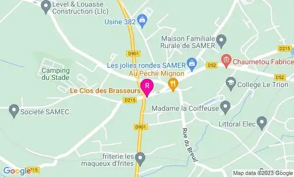 Localisation Restaurant  Le Clos des Brasseurs