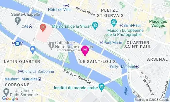 Localisation Restaurant  Aux Anysetiers du Roy
