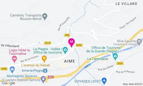 Localisation Restaurant  L