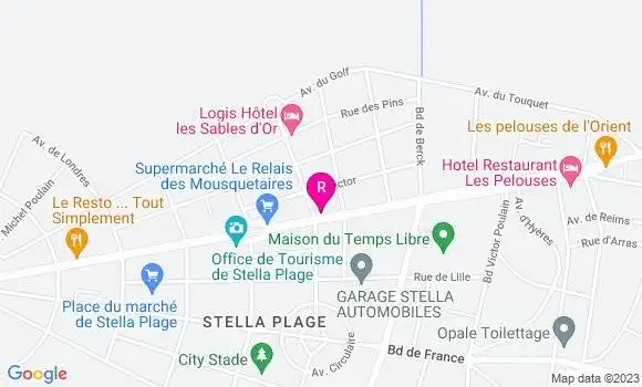 Localisation Restaurant Bar Le Magnolia