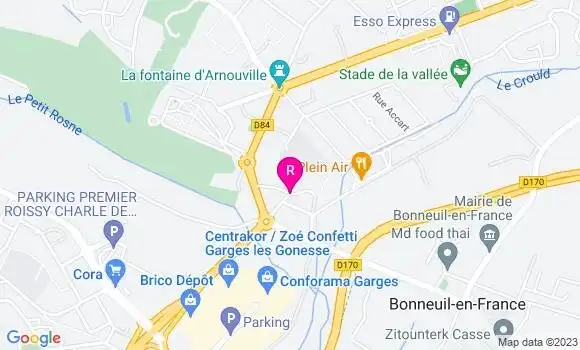 Localisation Restaurant  Le Plein Air