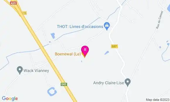 Localisation Restaurant  Le Boenewal