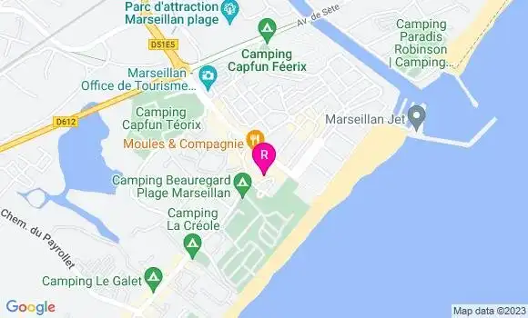 Localisation Restaurant  La Méditerranée