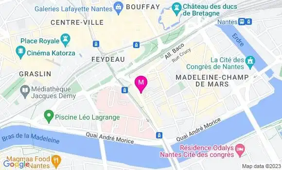 Localisation Restaurant Bar La Virgule